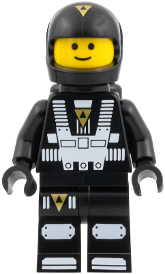Blacktron I - Printed Legs, Gold Triangle Logos – КОСМОС