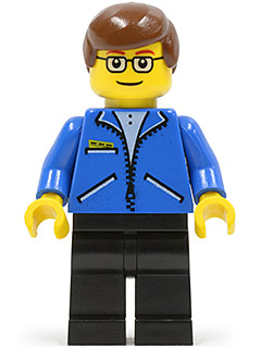 Peter Parker 1 - Jacket Blue, Black Legs, Brown Male Hair – СПАЙДЪРМЕН