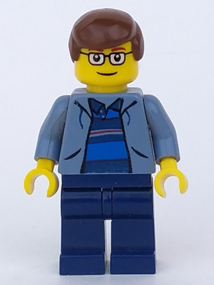 Peter Parker 2 - Sand Blue Jacket, Dark Blue Legs, Brown Male Hair – СПАЙДЪРМЕН