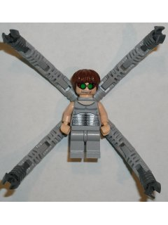 Dr. Octopus (Otto Octavius) / Doc Ock, Light Bluish Gray Torso, Light Bluish Gray Legs - With Arms – СПАЙДЪРМЕН