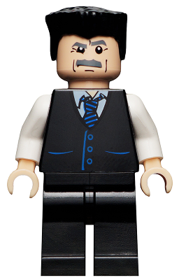 J. Jonah Jameson - Vest with Striped Tie, Flat Top Hair – СПАЙДЪРМЕН
