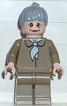 Aunt May, Dark Tan Blouse, Dark Tan Legs, Light Bluish Gray Ponytail Hair – СПАЙДЪРМЕН