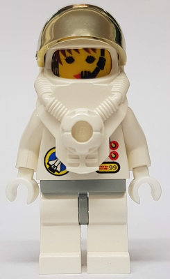 Space Port - Astronaut 2 Red Buttons, White Legs with Light Gray Hips, Female – ГРАДСКИ