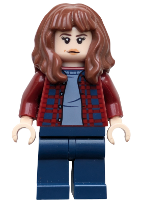 Joyce Byers - Dark Red Plaid Flannel Shirt, Dark Blue Legs – СТРАННИ НЕЩА