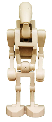 Battle Droid - Tan, Bent Arms, 1 x 2 Plate on Back – СТАР УОРС