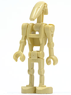 Battle Droid - Tan, Straight Arms – СТАР УОРС