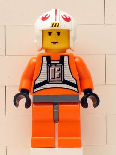 Luke Skywalker (Pilot with Dark Bluish Gray Hips) – СТАР УОРС