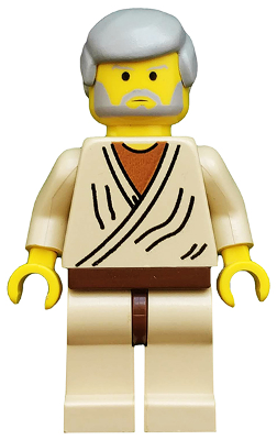 Obi-Wan Kenobi with Light Gray Hair (Old) – СТАР УОРС