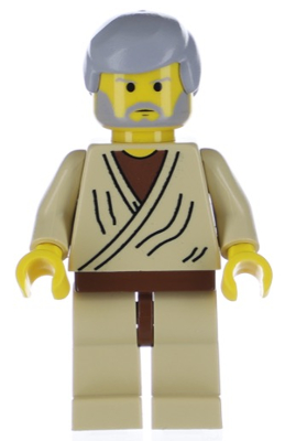 Obi-Wan Kenobi (Old with Light Bluish Gray Hair) – СТАР УОРС