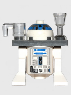 Astromech Droid, R2-D2, Serving Tray Dark Bluish Gray – СТАР УОРС