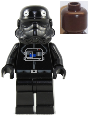 Imperial TIE Fighter Pilot - Brown Head – СТАР УОРС