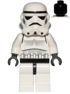 Imperial Stormtrooper - Black Head, Solid Mouth Helmet – СТАР УОРС