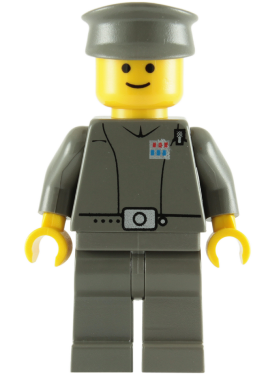 Imperial Officer (Captain / Commandant / Commander) - Police Cap, Yellow Head with Standard Grin – СТАР УОРС