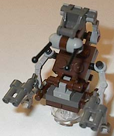 Droideka (Destroyer Droid) - Brown, Light Gray, and Dark Gray – СТАР УОРС