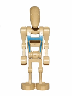 Battle Droid Pilot with Tan Torso with Blue Insignia – СТАР УОРС