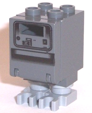 Gonk Droid (GNK Power Droid), Dark Bluish Gray Body and Light Bluish Gray Legs – СТАР УОРС