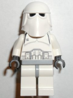 Snowtrooper, Light Bluish Gray Hips, Black Hands (Falcon blue box) – СТАР УОРС