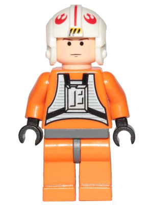 Luke Skywalker - Light Nougat, X-Wing Pilot Suit, Simple Torso and Helmet – СТАР УОРС