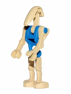 Battle Droid Pilot with Blue Torso and Straight Arm – СТАР УОРС