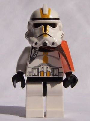 Clone Trooper, 327th Star Corps (Phase 2) - Orange Cloth Pauldron, Black Head – СТАР УОРС