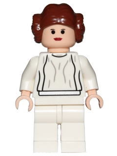 Princess Leia - Light Nougat, White Dress, Big Eyes – СТАР УОРС