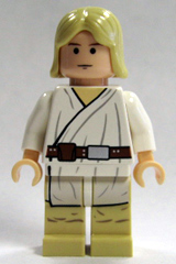 Luke Skywalker - Light Nougat, Long Hair, White Tunic, Tan Legs – СТАР УОРС