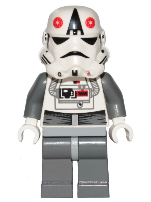 AT-AT Driver - Red Imperial Logo, Bluish Grays, Black Head, Stormtrooper Helmet – СТАР УОРС