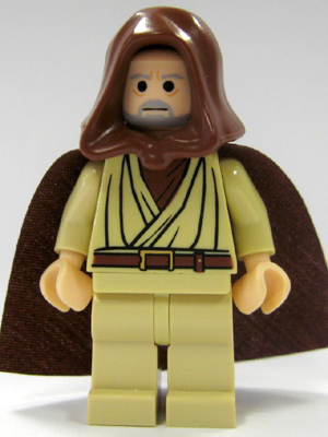 Obi-Wan Kenobi - Old, Light Nougat, Reddish Brown Hood and Cape – СТАР УОРС
