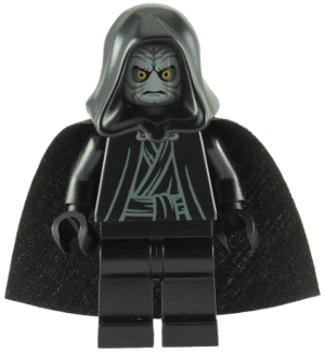 Emperor Palpatine - Light Bluish Gray Head, Black Hands – СТАР УОРС