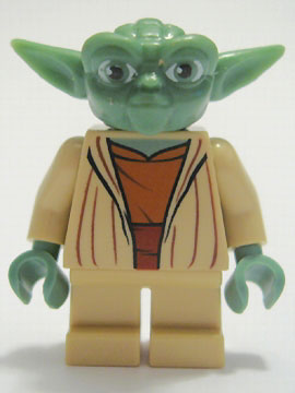 Yoda - Clone Wars, Light Bluish Gray Hair – СТАР УОРС