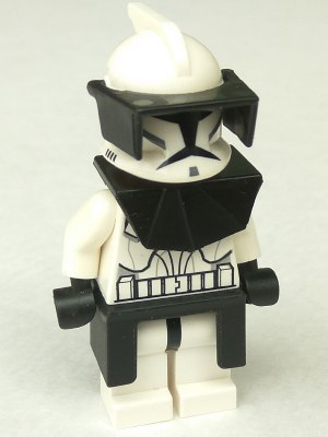Clone Trooper (Phase 1) - Black Visor, Pauldron, and Kama, Large Eyes – СТАР УОРС
