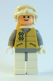 Hoth Rebel - Light Nougat Head, White Visor Snow Goggles – СТАР УОРС