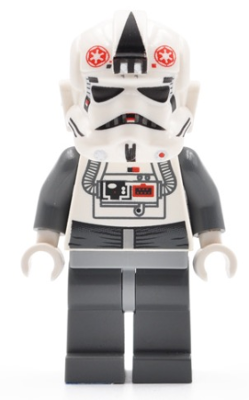 AT-AT Driver - Red Imperial Logo, Bluish Grays, Black Head, Stormtrooper Type 2 Helmet – СТАР УОРС