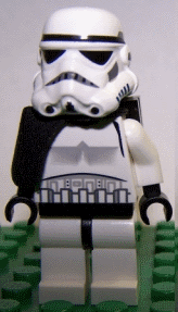 Sandtrooper - Black Pauldron (Solid), Survival Backpack, No Dirt Stains, Helmet with Dotted Mouth Pattern and Solid Black Head – СТАР УОРС