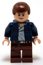 Han Solo, Reddish Brown Legs with Holster Pattern, Open Jacket – СТАР УОРС