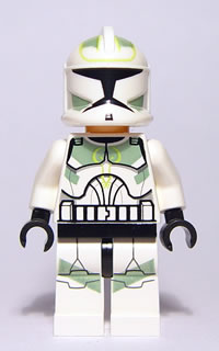 Clone Trooper, Horn Company (Phase 1) - Sand Green and Lime Markings, Large Eyes – СТАР УОРС