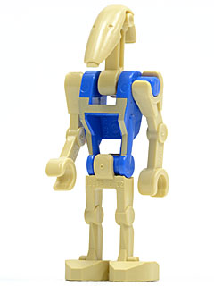 Battle Droid Pilot with Blue Torso with Tan Insignia – СТАР УОРС