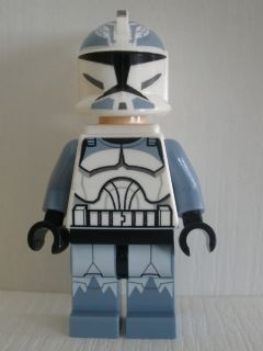 Clone Trooper, 104th Battalion 'Wolfpack' (Phase 1) - Sand Blue Markings, White Jet Pack, Large Eyes – СТАР УОРС