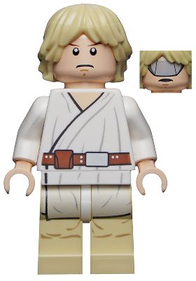 Luke Skywalker (Tatooine, Gray Visor on Reverse of Head) – СТАР УОРС