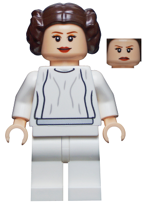 Princess Leia (White Dress, Big Eyelashes) – СТАР УОРС