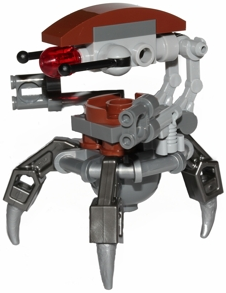 Droideka (Destroyer Droid) - Pearl Dark Gray Arms Mechanical – СТАР УОРС