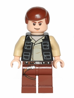 Han Solo, Reddish Brown Legs with Holster Pattern, Vest with Pockets – СТАР УОРС