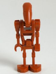 Battle Droid - Dark Orange, Bent Arm and Straight Arm – СТАР УОРС