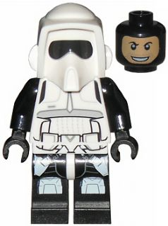Imperial Scout Trooper - Printed Black Head and Legs – СТАР УОРС
