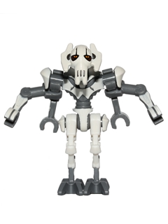 General Grievous - Bent Legs, White Armor – СТАР УОРС
