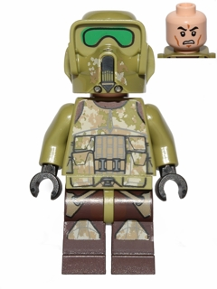 Clone Scout Trooper, 41st Elite Corps (Phase 2) - Kashyyyk Camouflage, Scowl – СТАР УОРС