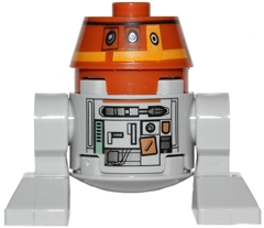 Astromech Droid, C1-10P (Chopper) - Light Bluish Gray Body – СТАР УОРС