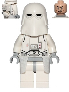 Snowtrooper, Light Bluish Gray Hips, Light Bluish Gray Hands, White Kama – СТАР УОРС