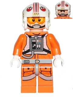 Luke Skywalker (Pilot, Printed Legs, Cheek Lines) – СТАР УОРС