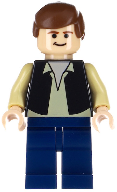 Han Solo, Black Vest, Dark Blue Legs – СТАР УОРС